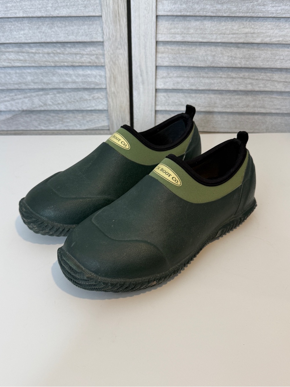 Muck Boot Co. Women’s Size 5 Green Waterproof Slip-On Garden Shoes